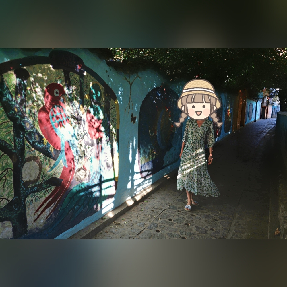 Floral Green Maxi Dress